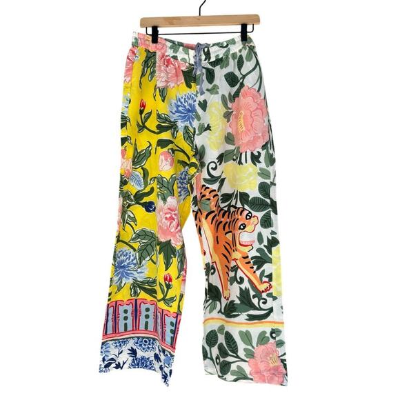 NWT Anthropologie Lil Sire Tigresa Flannel Sleep Set Size L Cotton - Picture 6 of 7